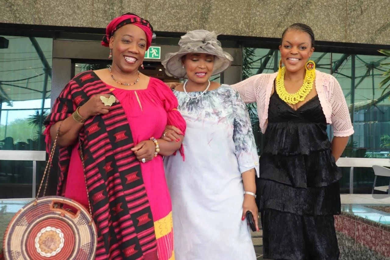 Princess Zama-Zulu with fellow attendees at an event